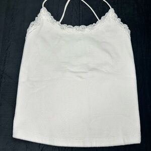 American Eagle Outfitters White Lace Cami